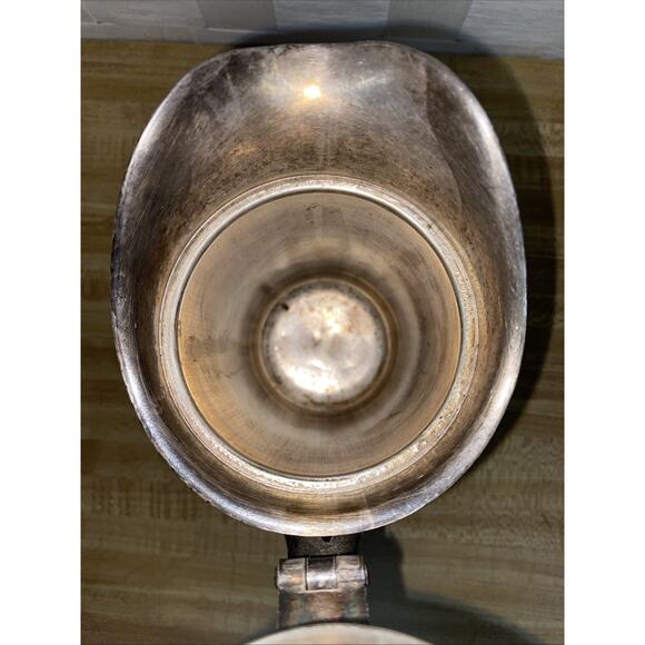 Vintage International Silver Co Silver Plate Coffee Tea Cravat Or Beer Stein 7” - Picture 7 of 10